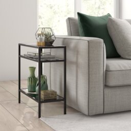 Glass Top End Table