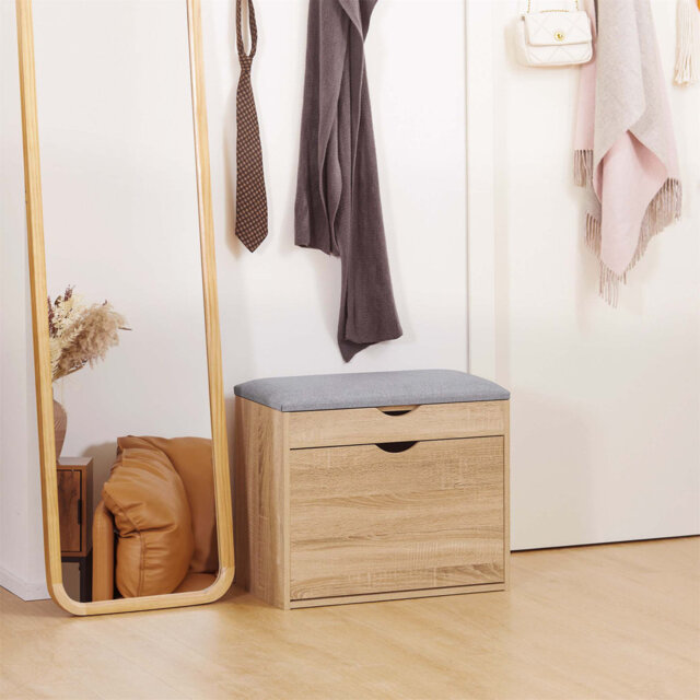 4 Pair Shoe Storage Bench