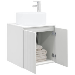 Single Bathroom Vanity with Ceramic Basin