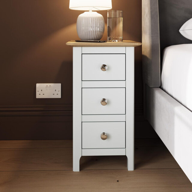 Clary 3 Drawer Bedside Table