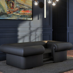 Manville Leather Pet Bed