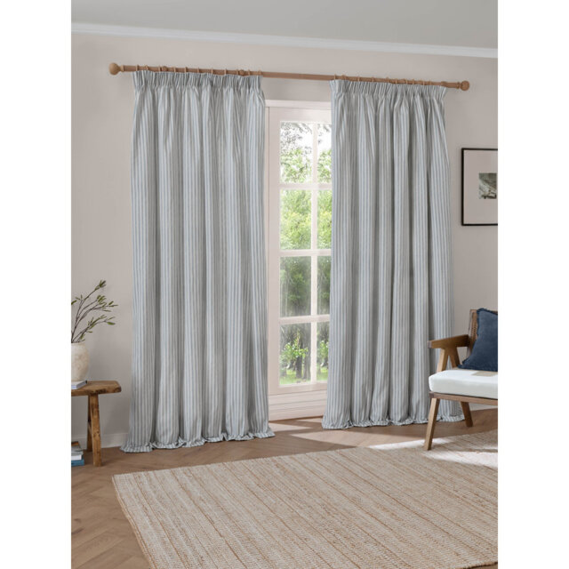 Hebden 100% Cotton Room Darkening Curtain Panel Pair