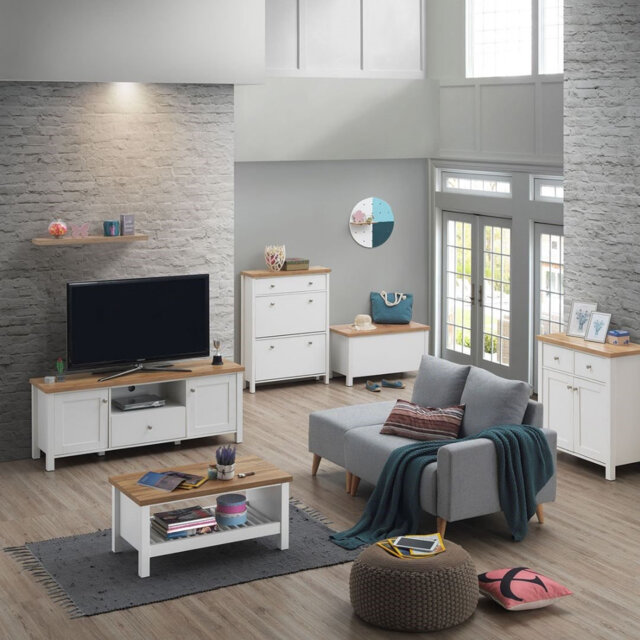 "Foote 3 Piece Entertainment Unit for TVs up to 55"" Set"