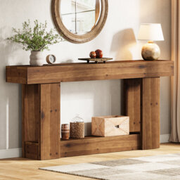 "63"" Solid Wood Console Table for Entryway"