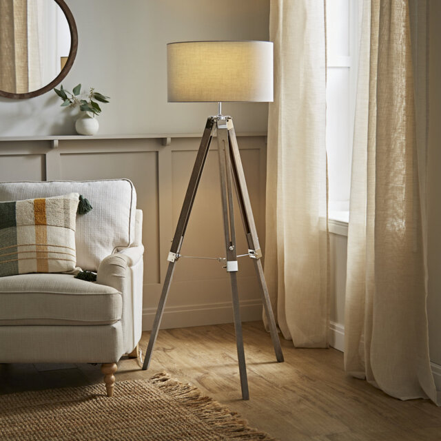 Wemple 143cm Tripod Floor Lamp