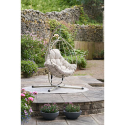 Lyon Anthracite Outdoor Single Hanging Chair