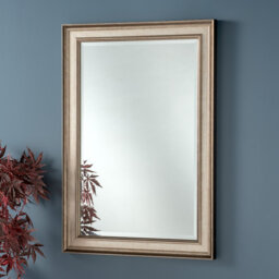 Pinconning Solid Wood Rectangle Wall Mirror