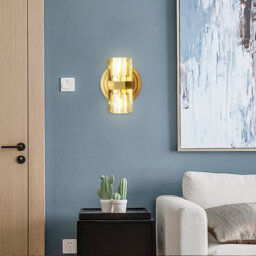 Lilibet - Luxury Vintage Modern Wall Sconce – E14 Bulb Light for Bedroom & Living Room-18cm