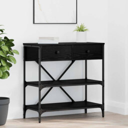 Console Table With Drawer With Shelf Old Engineered