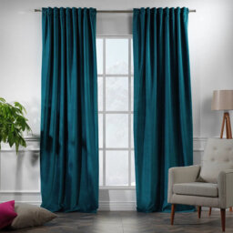 Extra Long & Extra Wide Matte Velvet Curtain Panel