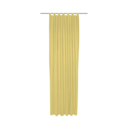 Uni Collection Light 100% Cotton Opaque Tab Top Single Curtain Panel