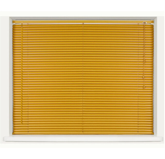 PVC Venetian Window Blind, Moisture-Resistant Wood Effect Finish with Easy Fit Design