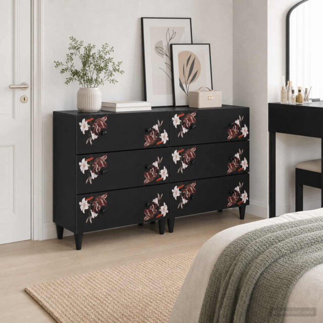 120cm Solid Wood Sideboard