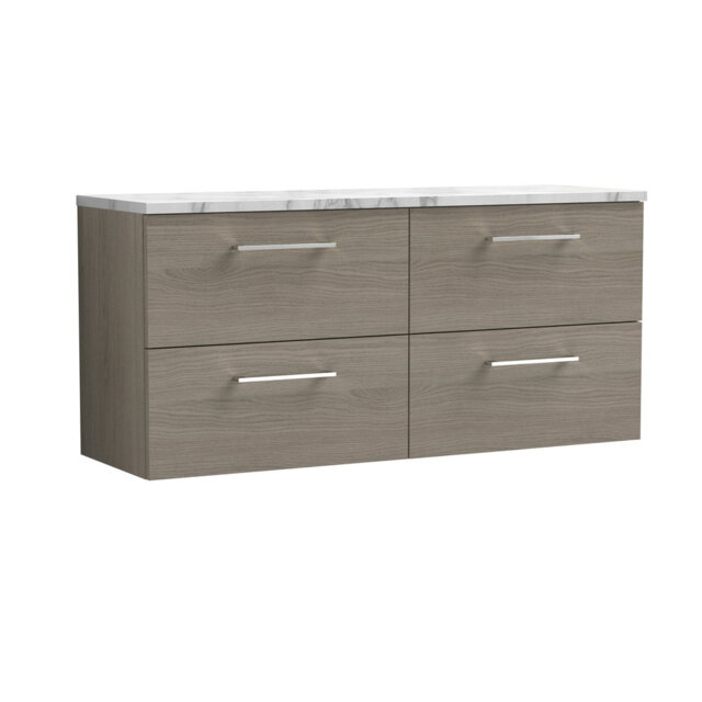 Arno 56.2cm Double Bathroom Vanity Base Only