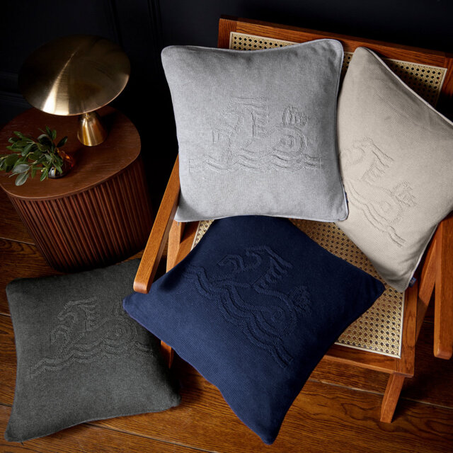 Signature Knit Feather Filled Cushion