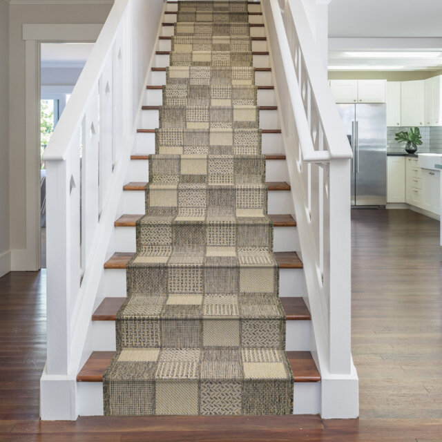 Stair Runner Abrahams Geometric Hand Woven Indoor Area Rug