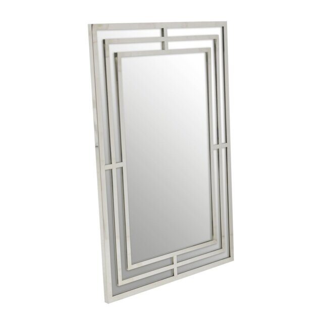 Polaris Metal Flat Wall Mirror