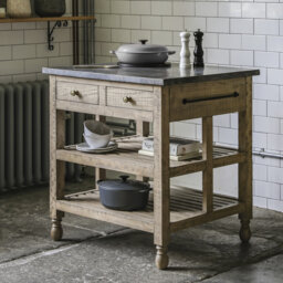 Beamond Marble Top Kitchen Island