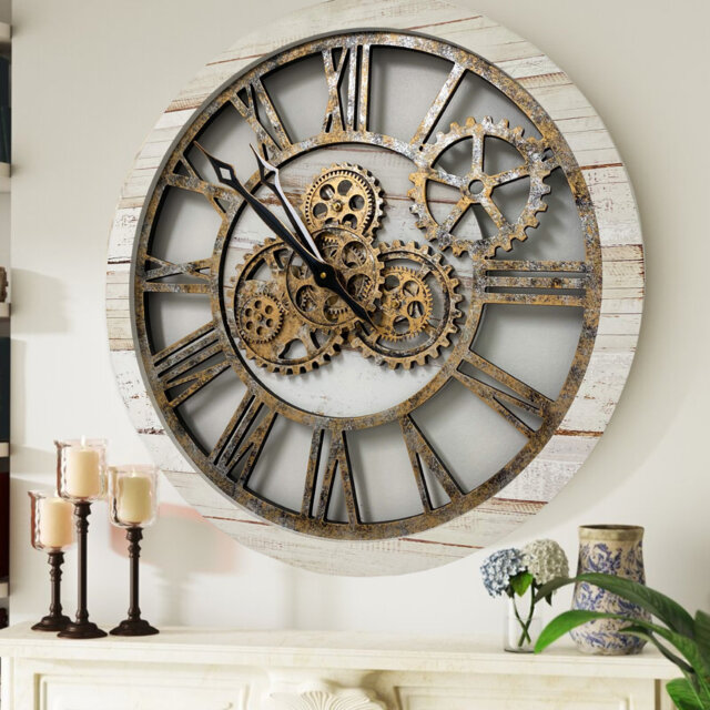 Solid Wood Wall Clock