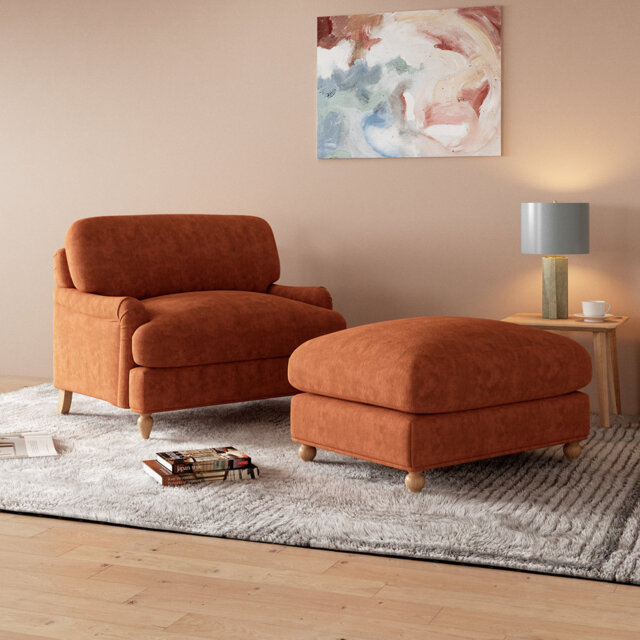 Leisure Chair With Ottoman