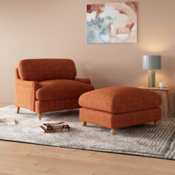 Leisure Chair With Ottoman
