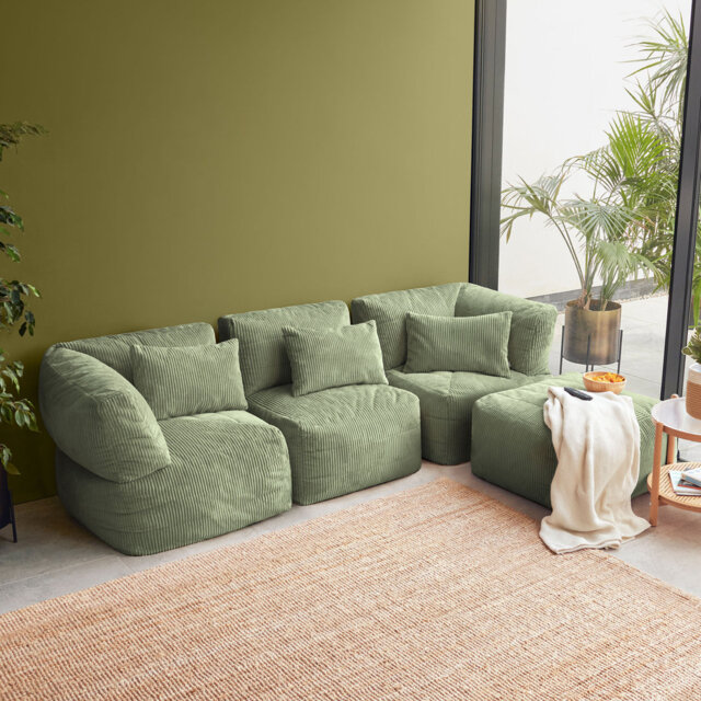 Corduroy Bean Bag Set