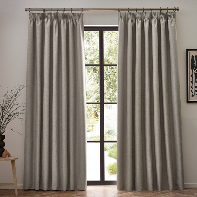 Dawn 100% Blackout Pencil Pleat Curtains