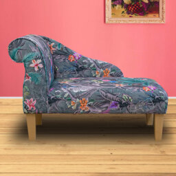 Botanical Printed Chaise Longue