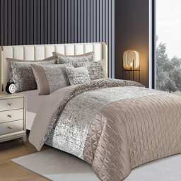Aerith Solid Colour Duvet Cover Set with Pillowcases Included
