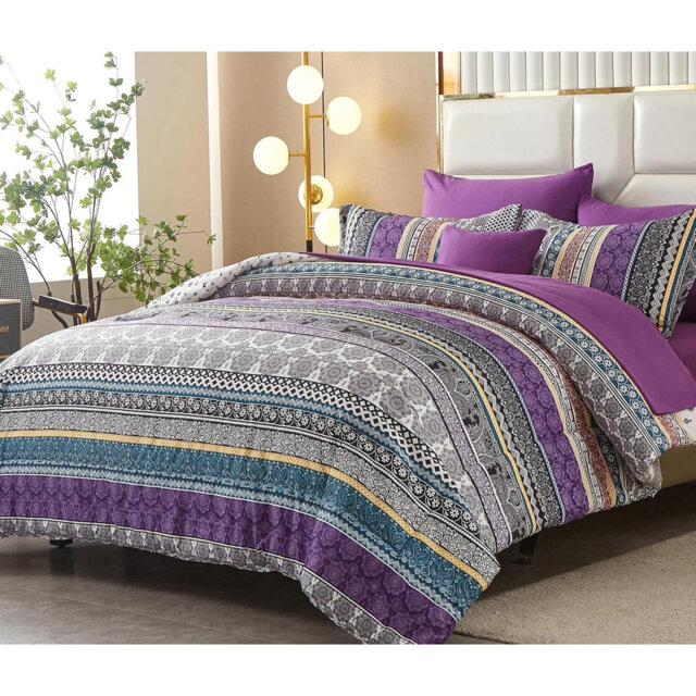 Polyester Floral Duvet Cover