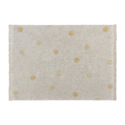 Washable Rug Hippy Dots Honey