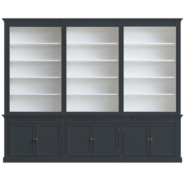 Bodee 240cm H x 300cm W Library Bookcase