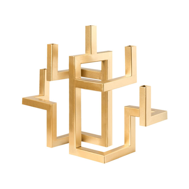 RAPOSO Metal Tabletop Candelabra