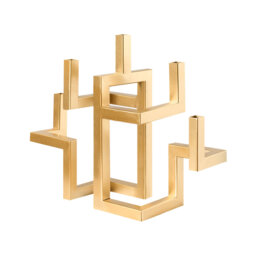 RAPOSO Metal Tabletop Candelabra
