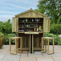 Capitani 205cm Solid Wood Mini Bar