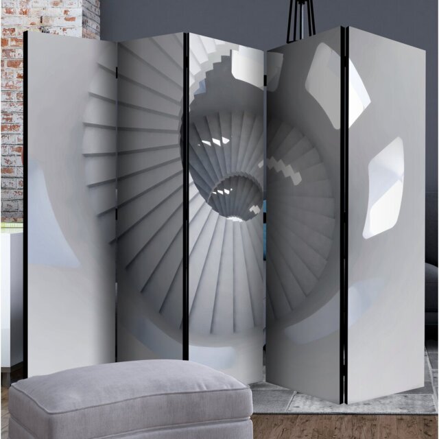 Mesrob 172cm H 3 - Panel Solid Wood Folding Room Divider