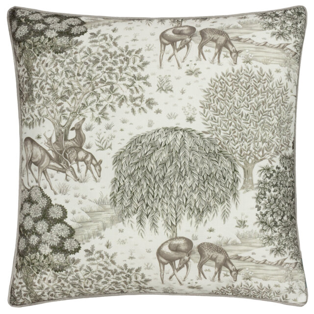 The Brook Indoor / Outdoor Floral Square Cushion