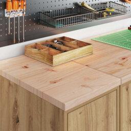 Solid Wood Single Storage Cabinet ( 85cm H x 30cm W x 51cm D)