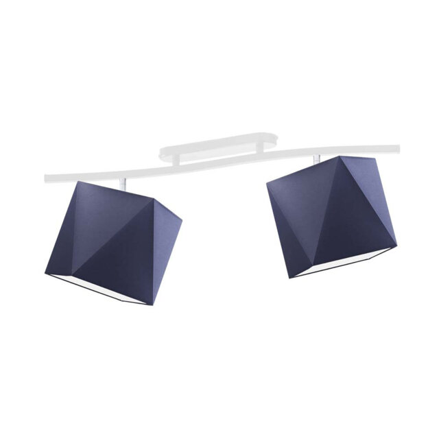 Muro Fabric Semi Flush Mount