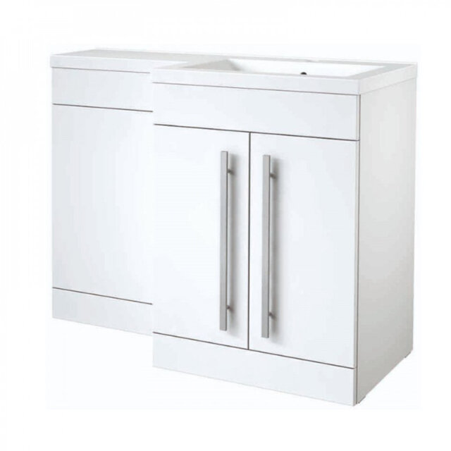 Clifton 600mm Wall Mounted Single Bathroom Vanity with Vitreous China Basin