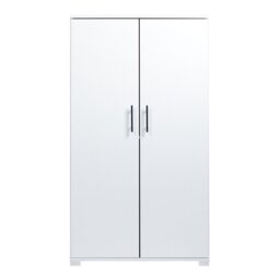 Bucoli Tall Storage Cupboard, 2 Door Locking, Wooden File Cabinet