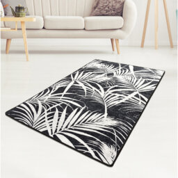 Dempster Shaggy Black/Grey Rug