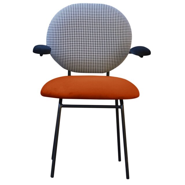 Plum Upholstered Armchair