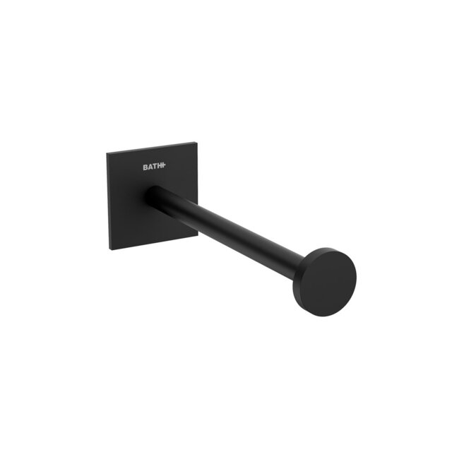 Belfry Bathroom Square Toilet Roll Holder with Stainless Steel Matt Black