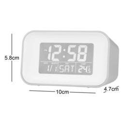 Acctim Alta Retro Digital Alarm Clock Crescendo Alarm Date & Temperature Display