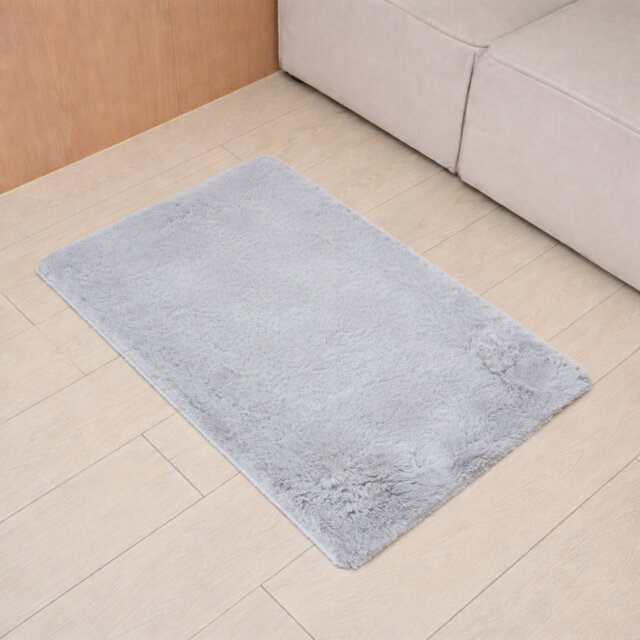 Solid Colour Machine Tufted Indoor / Outdoor Area Rug