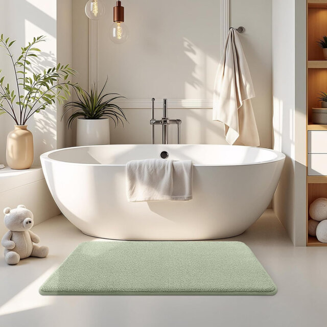40×60cm Memory Foam Absorbent Non-Slip Washable Bath Mat