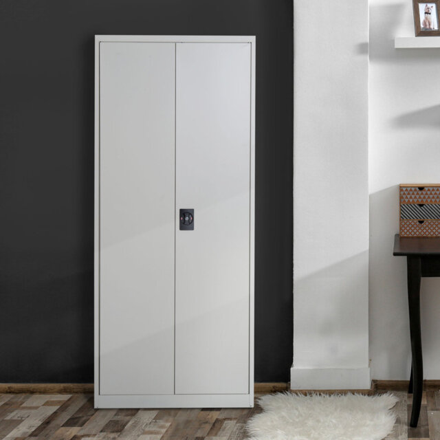 Vinsetto Tall Office Lockable Filing Cabinet 2 Doors 80 L x 40 W x 184 cm
