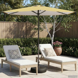 Garden Parasol Polyester Without Stand Outdoor Umbrella Canopy Sun