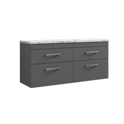 Athena 120.5cm Double Bathroom Vanity Base Only